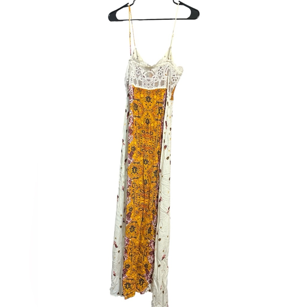 Free People Morning Song Maxi Dress in Ivory Size Medium - Picture 6 of 9